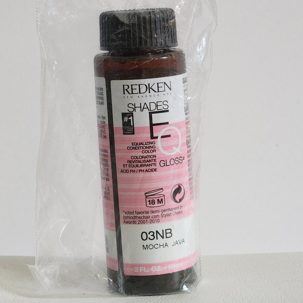 Redken Shades EQ Equalizing Conditioning Color Gloss 03NB MOCHA JAVA 2oz NEW